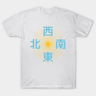 It's Mahjong Time - Direction Winds Tile Indicator Guide v1 T-Shirt